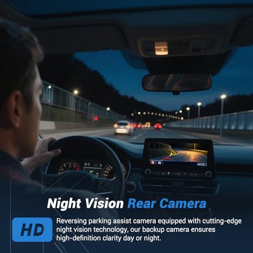 Backup Camera Rear View 170° HD Wide Angle and Night Vision