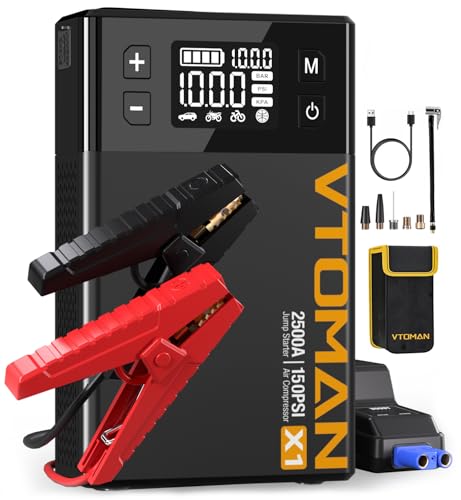 X1 Jump Starter with Air Compressor for Up to 8.5L Gas