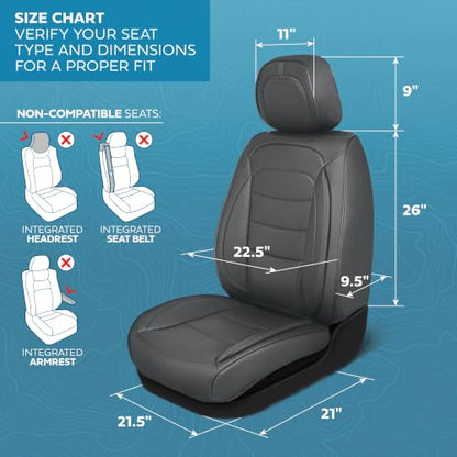 Curated Prestige Leather Seat Covers for Cars & SUVs