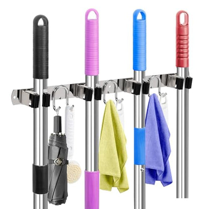 Mop Broom Holder Wall Mount