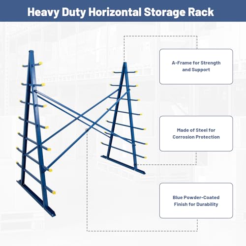 2000 lbs Horizontal Storage Rack (7 Count)