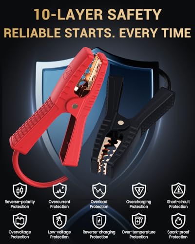 M6 4000A Jump Starter with Smart HD Display