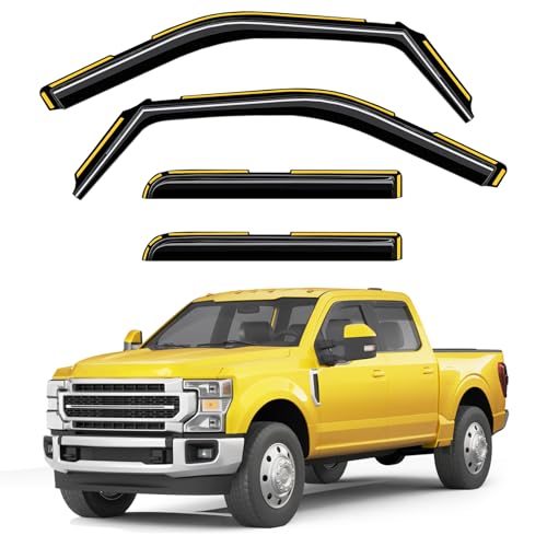 Window Visors Rain Guards for Ford F150 15 (4 Count)
