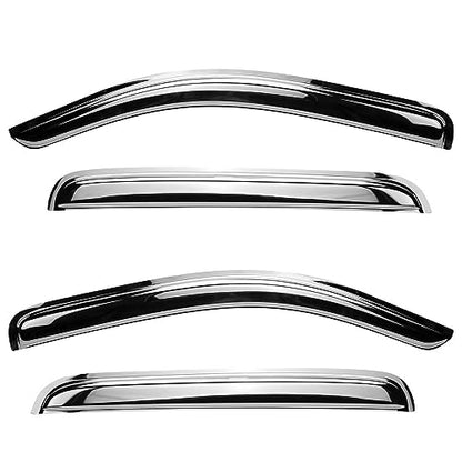 Extra Durable Chrome Rain Guards for 2013 (4 Count)