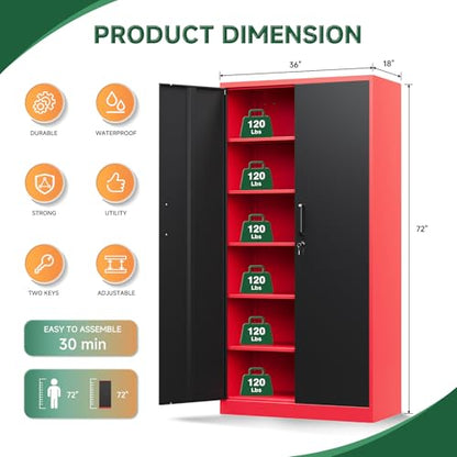 Metal Garage Storage Cabinets with Lock