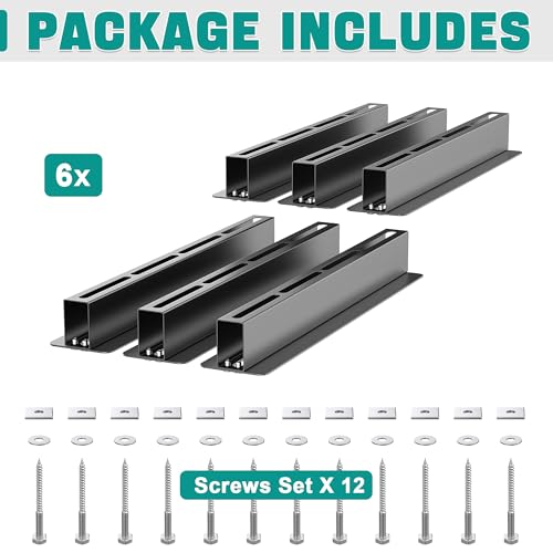 Ceiling Storage Rack (6 Count)