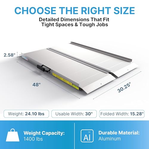 Traverse Aluminum Singlefold Folding Ramp