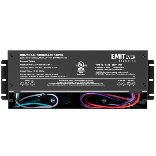 300W 24V 5 in