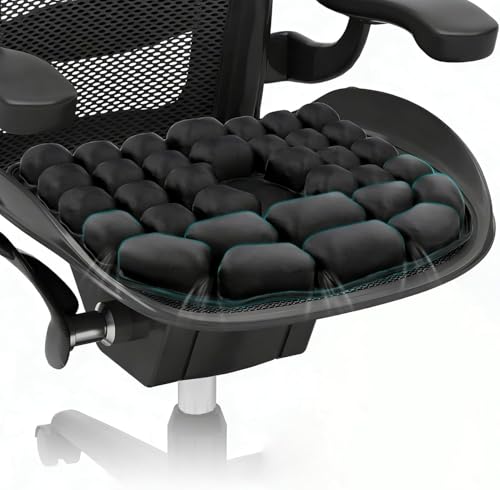 3D Air Inflatable Travel Seat Cushion for Pressure Relief Support