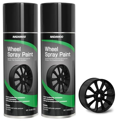 Black Spray Paint for Wheels (26 Ounce)
