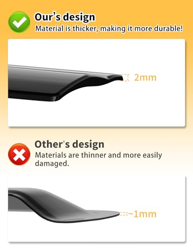 Tape On Window Visors Rain Guards for Toyota RAV4 2019 (6 Count)