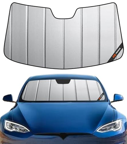 Windshield Sun Shade for Tesla Model S 2012