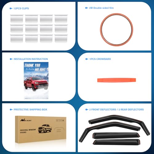 in Channel Rain Guards for Chevy Blazer 2019