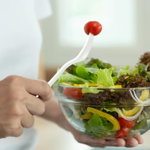 360 Count Extra Heavy Duty White Plastic Forks Disposable