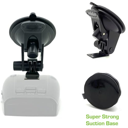 Car Windshield Super Suction Cup Bracket Compatible for UNIDEN R1 R2 R3 R4 R7 R8 R9 DFR3 DFR6 DFR7 DFR8 DFR9 Radar Detector