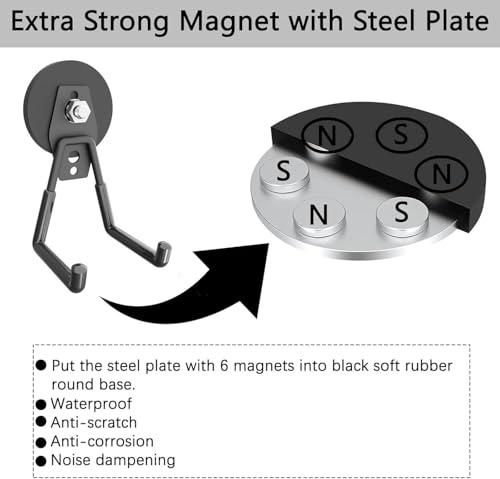 Heavy Duty Magnetic Hooks (2 Count)