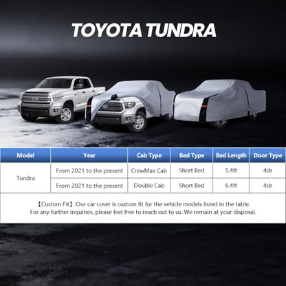Multi Layer Toyota Tundra Truck Cover