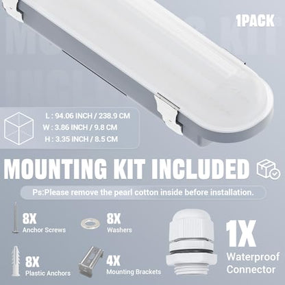 8FT LED Vapor Tight Light 120
