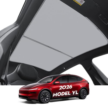 Non Sag Roof Sunshades for Tesla Model YL 2026
