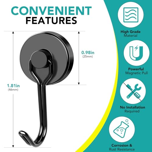 Magnetic Hooks (16 Count)