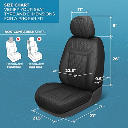 Curated Blackstone Leather Seat Covers for Cars & SUVs