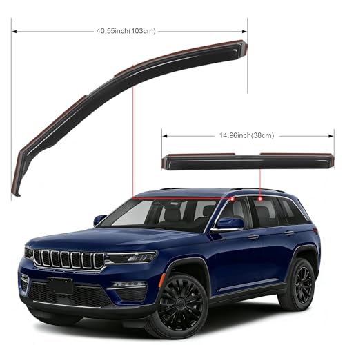 in Channel Rain Guards for Jeep Grand Cherokee L 2021