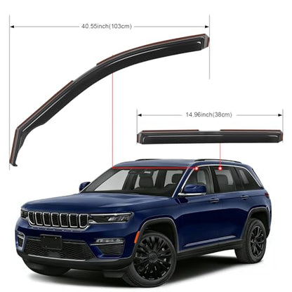 in Channel Rain Guards for Jeep Grand Cherokee L 2021