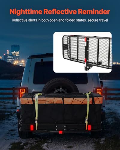 60"x20"x6" Hitch Cargo Carrier