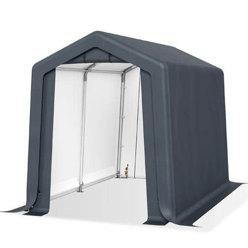 Storage Shed 6x10 ft Portable Garage Heavy Duty Carport