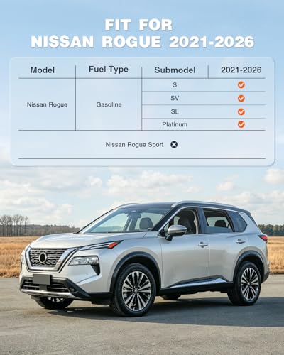 Custom Fit Floor Mats for Nissan Rogue 2021