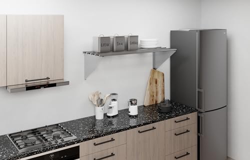18 in. x 48 in. NSF Stainless Steel Tubular Wall Shelf
