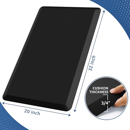 0.8" Thick Kitchen Mat Cushioned Anti Fatigue Rug Comfort Floor Mats
