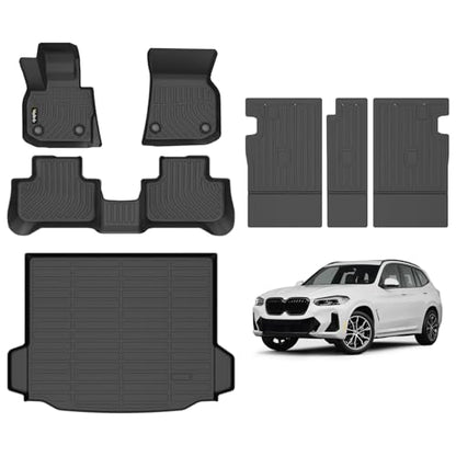Floor Mats & Cargo Liner Backrest Mat for BMW X3 2018