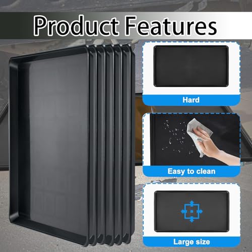 3Pcs Auto Oil Drip Pan Extra Large Oil Drip Pan for Under Car