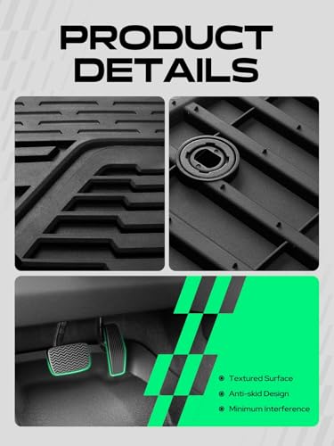 Automotive Floor Mats for Toyota RAV4 2019 (3 Count)