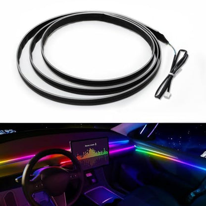 Dreamcolor Acrylic Interior Car LED Strip Light 43
