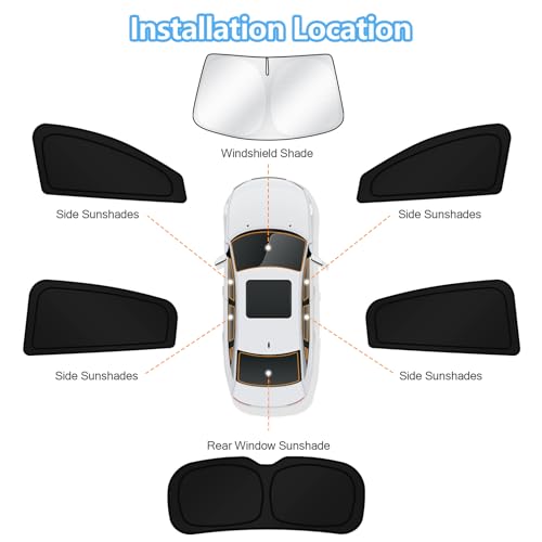Car Window Shades for Honda HR (6 Count)