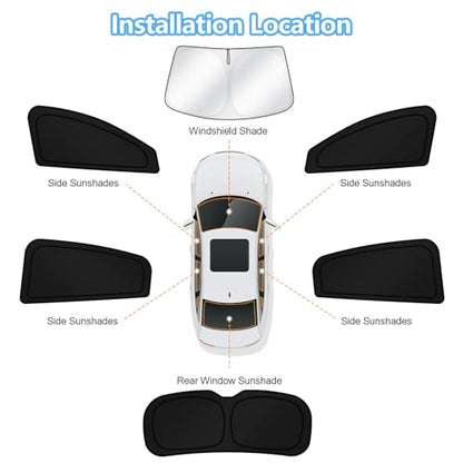 Car Window Shades for Honda HR (6 Count)