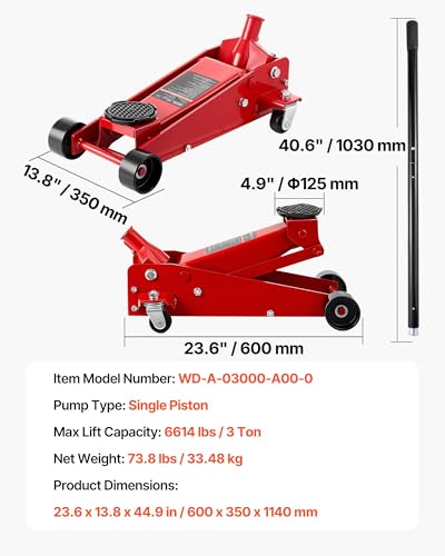 3 Ton Low Profile Floor Jack