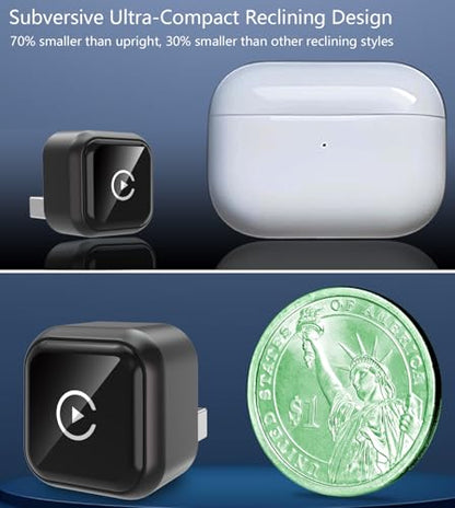 Wireless Carplay Adapter for Apple iPhone & Android Auto Wireless Adapter 2 in 1