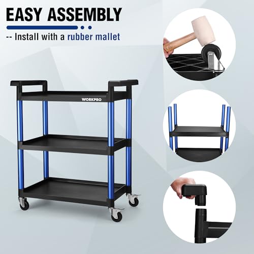 3 Tier Service Utility Cart