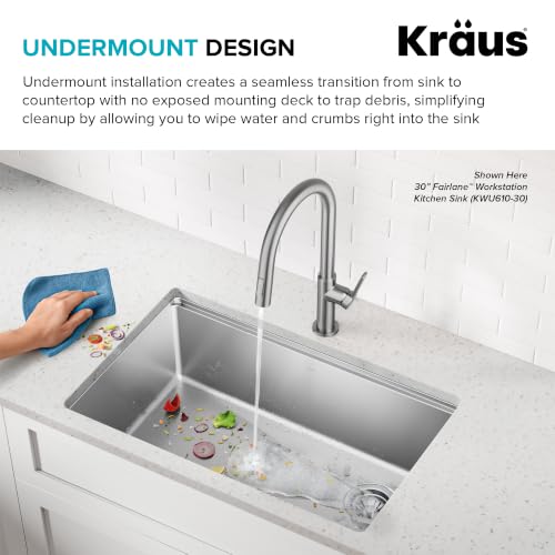 Fairlane 15 in Undermount Workstation Single Bowl 18