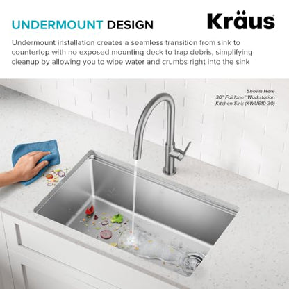 Fairlane 15 in Undermount Workstation Single Bowl 18