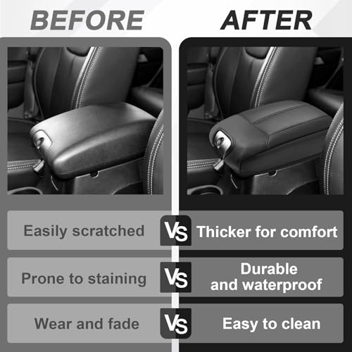Armrest Cover for Jeep Wrangler JK JKU 2011