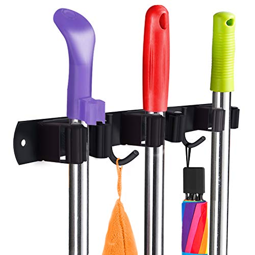 Heavy Duty Stainless Steel Broom Holder