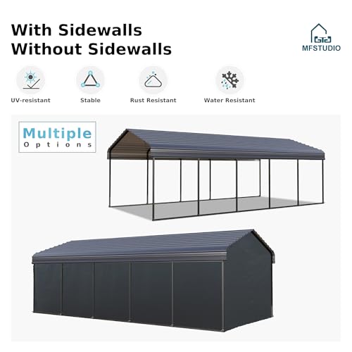 Metal Carport 12x25ft
