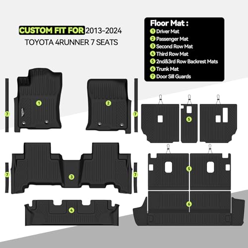 All Weather TPE Floor Mat Set for 2013