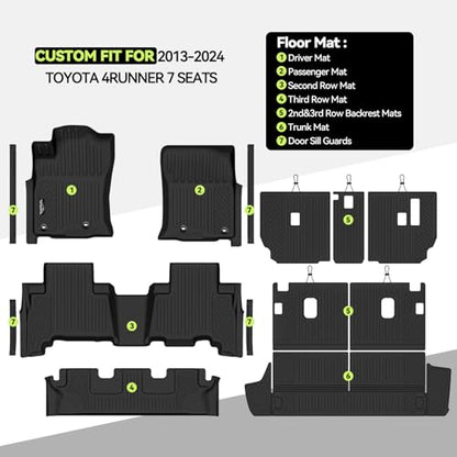 All Weather TPE Floor Mat Set for 2013