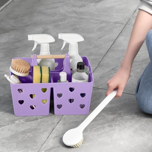 Portable Shower Caddy Plastic Shower Basket Organizer with Handle