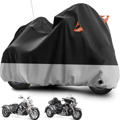Trike Cover Heavy Duty Waterproof 3 Wheel Motorcycle Cover